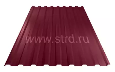 Профнастил C 20 0.5мм Corundum 50 Россия RAL 3005 (вишневый) Stynergy