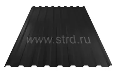 Профнастил C 20 0.5мм Rooftop Бархат (Rooftop Matte) Россия RAL 9005 (черный) Stynergy