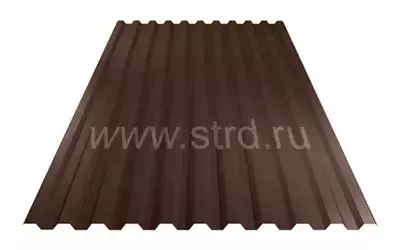 Профнастил C 21 0.5мм Rooftop Бархат (Rooftop Matte) Россия RAL 8017 (коричневый) Stynergy