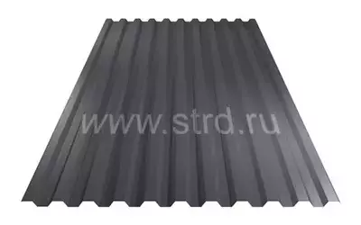 Профнастил C 21 0.5мм Rooftop Бархат (Rooftop Matte) Россия RAL 7024 (серый) Stynergy