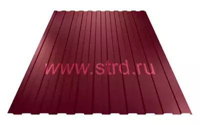 Профнастил C 8 0.5мм Skardex Россия RAL 3005 (вишневый) SteelX