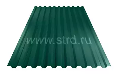 Профнастил C 21 0.65мм Полиэстер Россия RAL 6005 (зеленый) SteelX