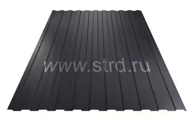 Профнастил C 8 0.5мм Rooftop Бархат (Rooftop Matte) Россия RAL 7016 (серый) Stynergy