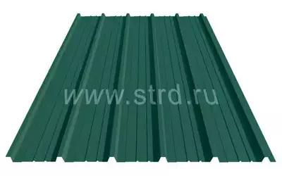 Профнастил ST 15 0.5мм Rooftop Бархат (Rooftop Matte) Россия RAL 6005 (зеленый) Stynergy