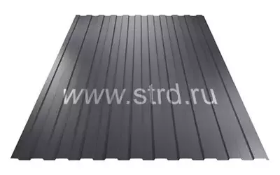 Профнастил C 8 0.5мм Rooftop Кашемир матовый (Rooftop Ultra Matte) Россия RAL 7024 (серый) Stynergy