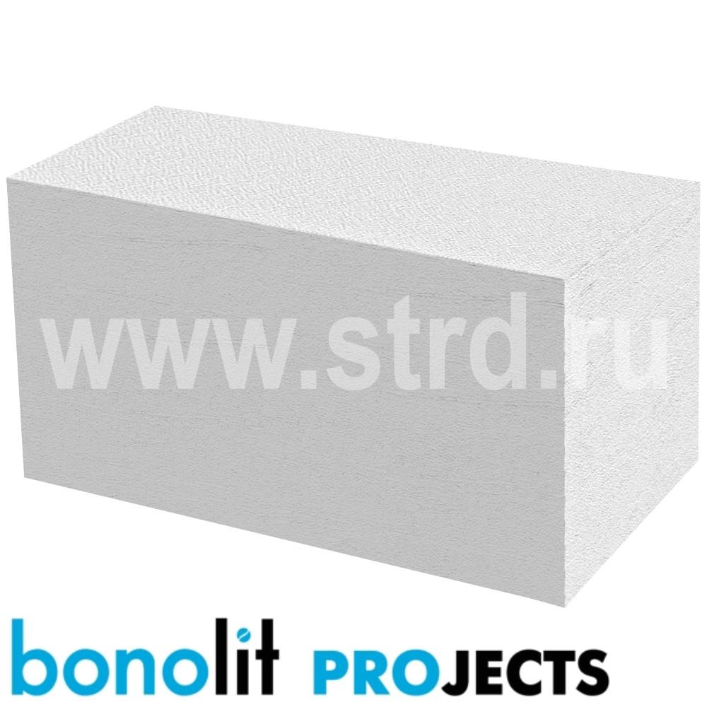 Блок газосиликатный стеновой 600*300*200 В3,5 D600кг/м3 Bonolit Projects