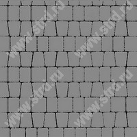 Тротуарная плитка Классика арко Серый основа - серый цемент набор на м2  t=60мм Steingot