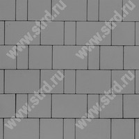 Тротуарная плитка Новый Город Серый основа - серый цемент набор на м2  t=60мм Фабрика Готика