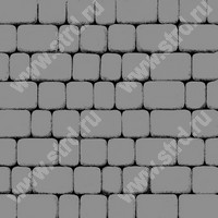 Тротуарная плитка Классика 60 Серый основа - серый цемент набор на м2  t=60мм Steingot