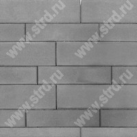 Тротуарная плитка Домино Серый основа - серый цемент набор на м2  t=60мм BRAER